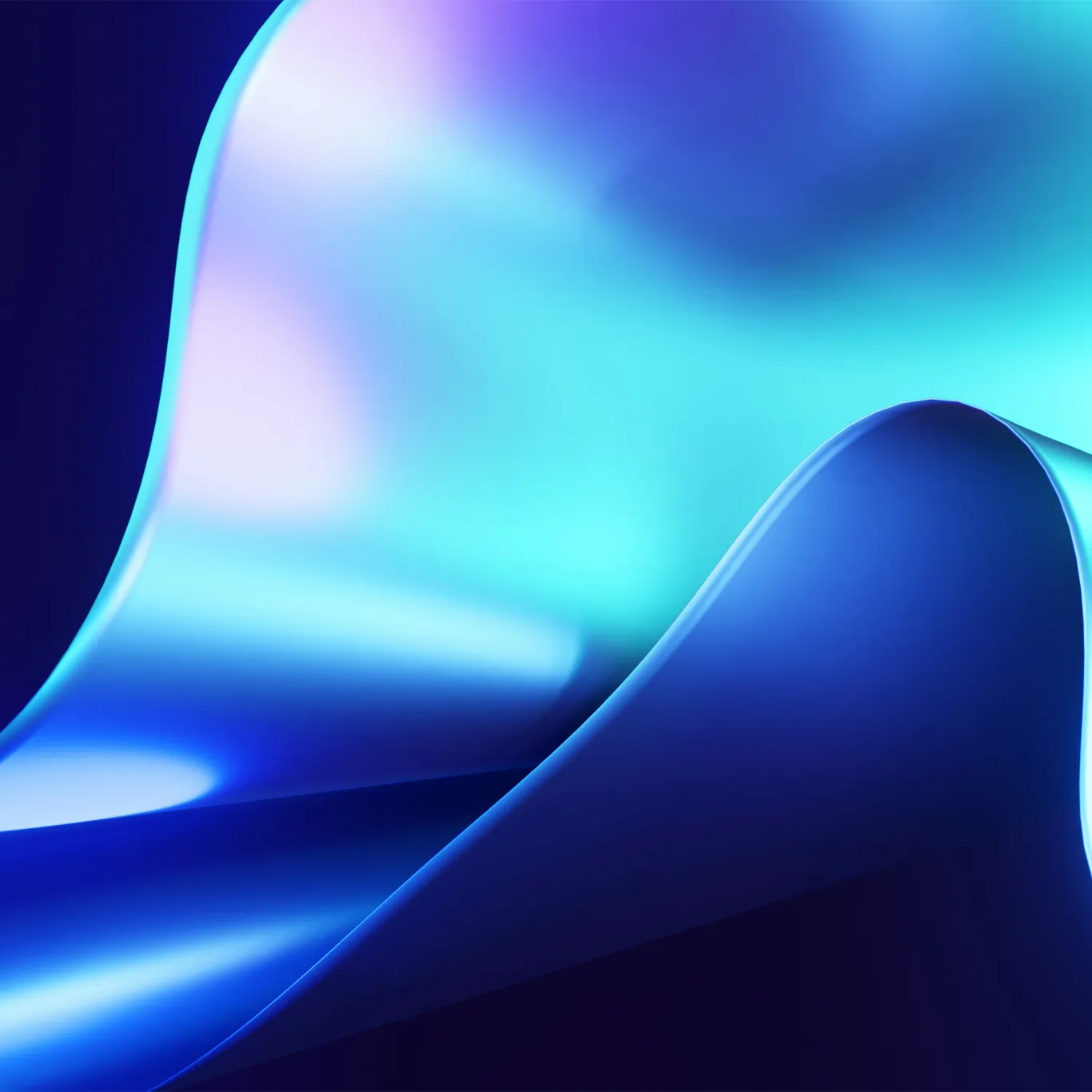 Formes abstraites bleutées